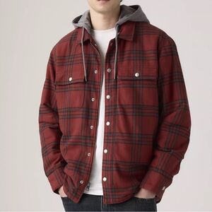 Francisco Sherpa Flannel Heavy Shirt Jacket